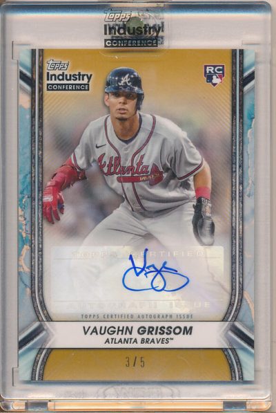 2023 Topps Industry Conference Autograph Vaughn Grissom RC Auto /5