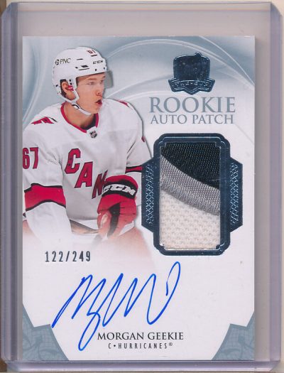 2020-21 The Cup #141 Morgan Geekie RC Jersey Auto /249