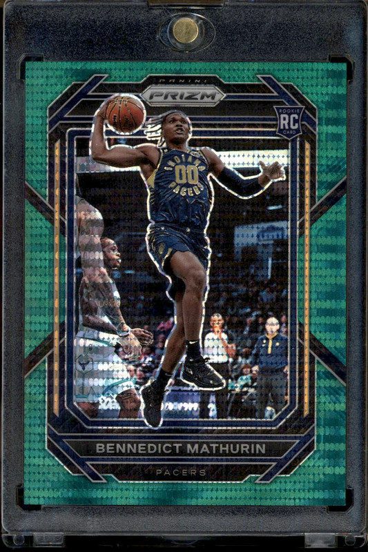 BENNEDICT MATHURIN INDIANA PACERS 2022-23 PANINI CONTENDERS DRAFT CLASS RC